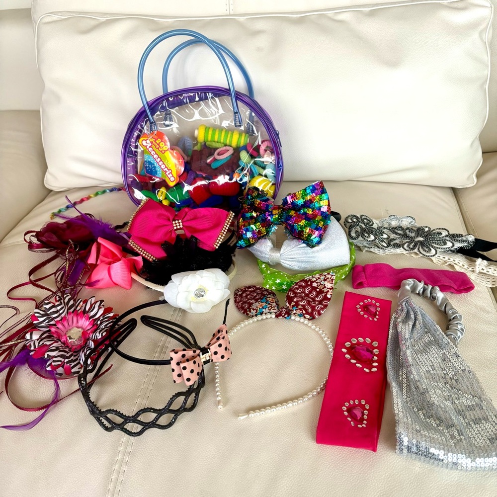 12 Kids Headband and Accessories Bundle